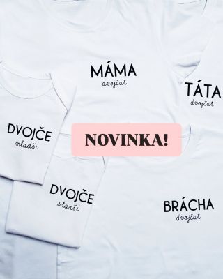 Díky @denik_supermamy Vám mohu představit jednu velkou novinku🥰 Matchy matchy set pro celou rodinu s dvojčaty! Máma, táta,...